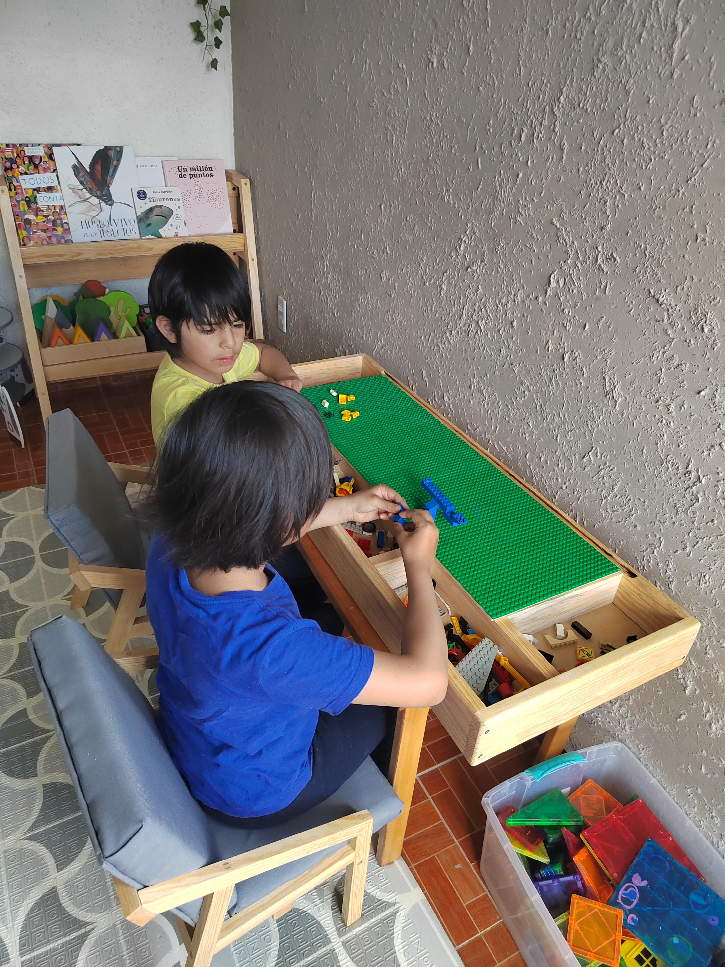 Caja para legos 3 plazas.