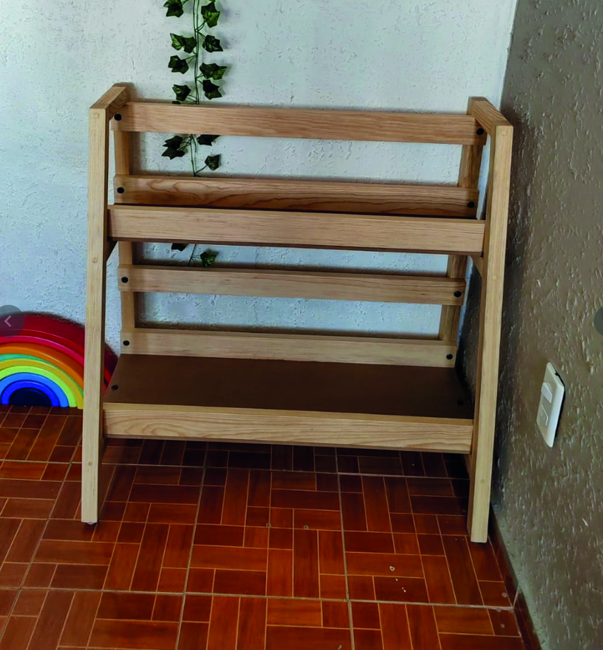 Librero minimalista repisas